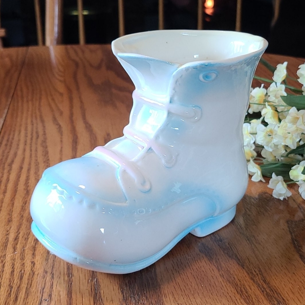 Relpo Baby Bootie Planter / Vase Vintage